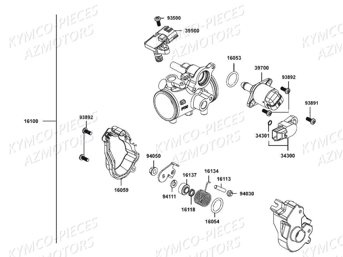 CARBURATION KYMCO MXU700i IRS Euro4