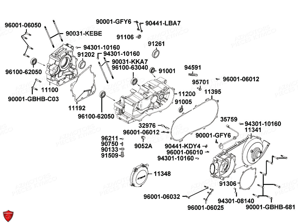 CARTERS MOTEUR AZMOTORS MXU 300 I T3B