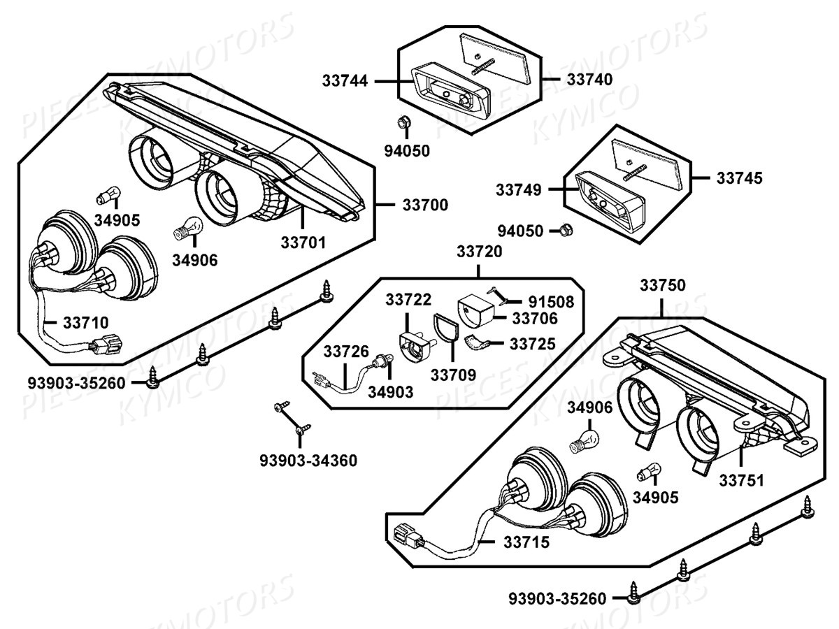 FEUX ARRIERES pour MXU 465I IRS EURO2