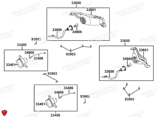 CLIGNOTANTS pour MXU 50