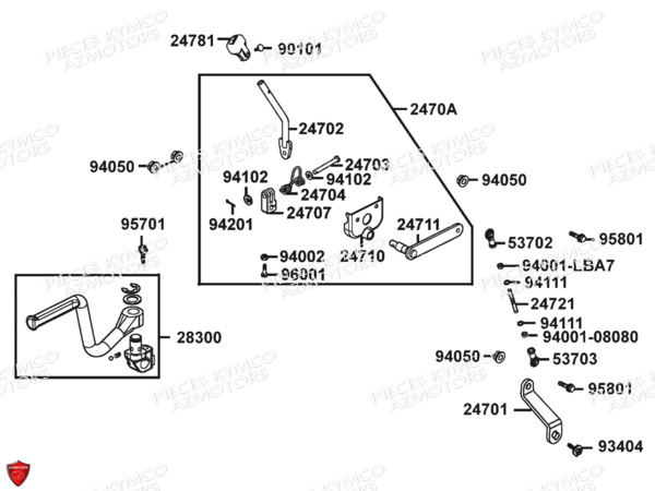 SELECTEUR KICK pour MXU 50