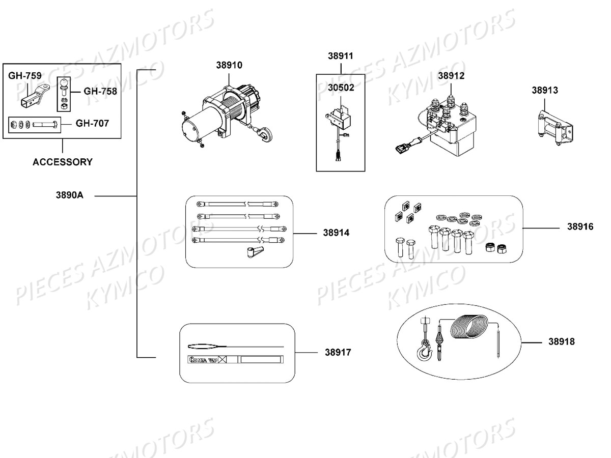 EQUIPEMENT ACCESSOIRES  MXU 500I IRS AZMOTORS MXU 500I IRS