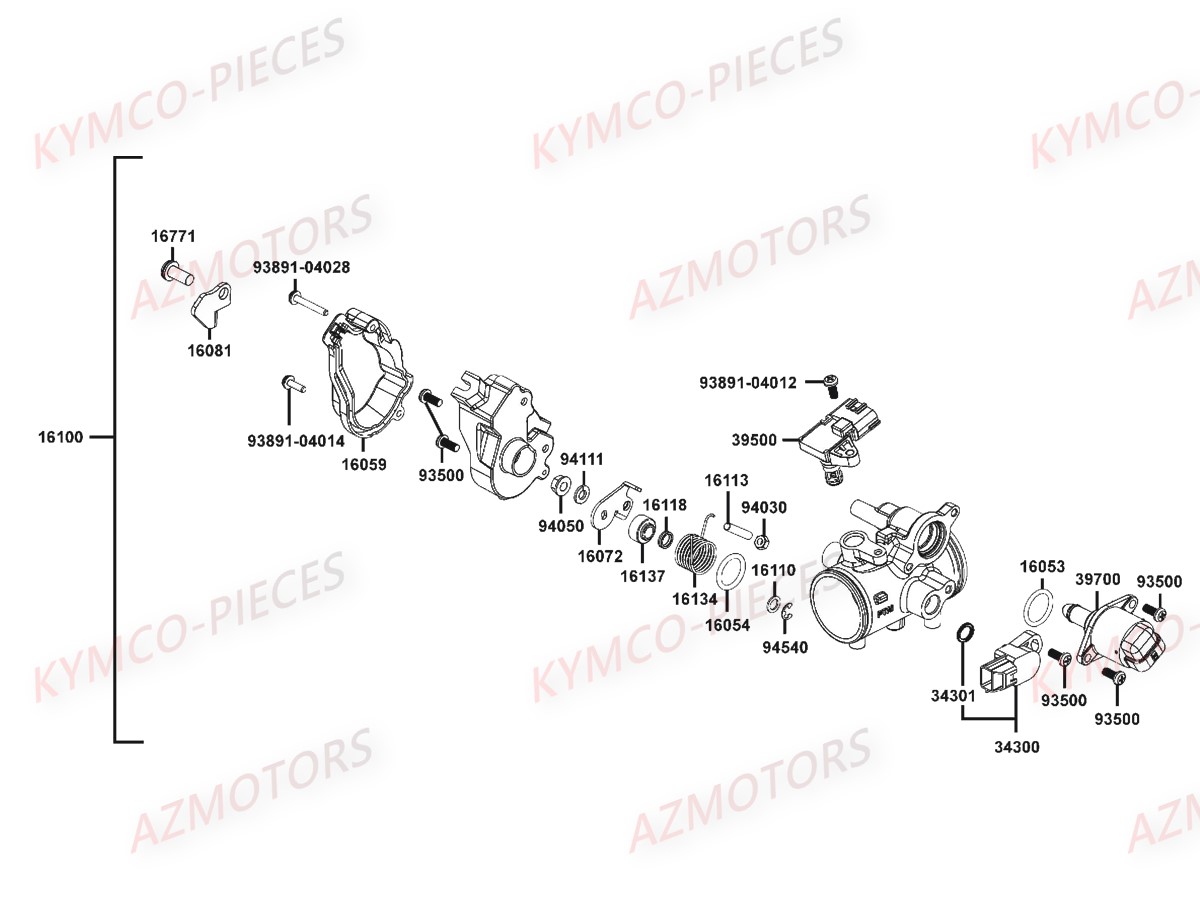 CARBURATION KYMCO MXU 550I E4