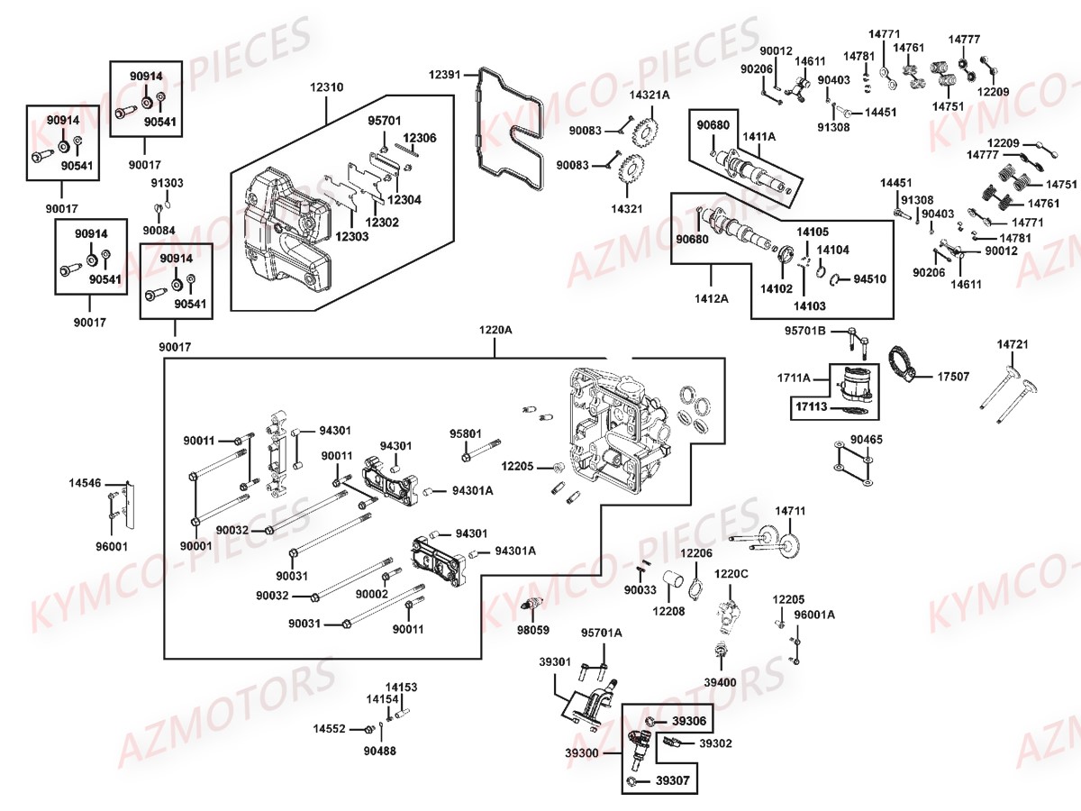 CULASSE pour MXU 550I E4