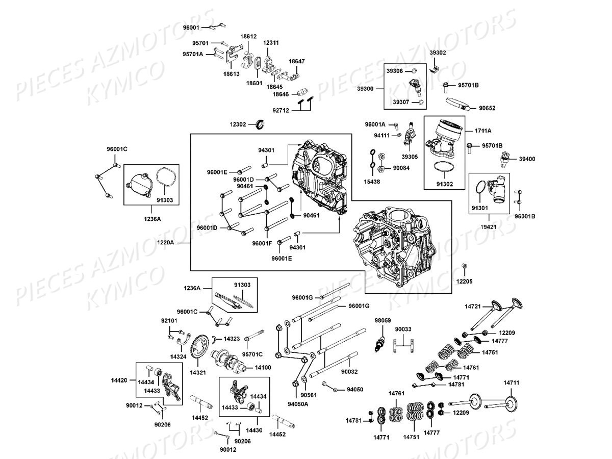 CULASSE pour MXU 700 I IRS E2