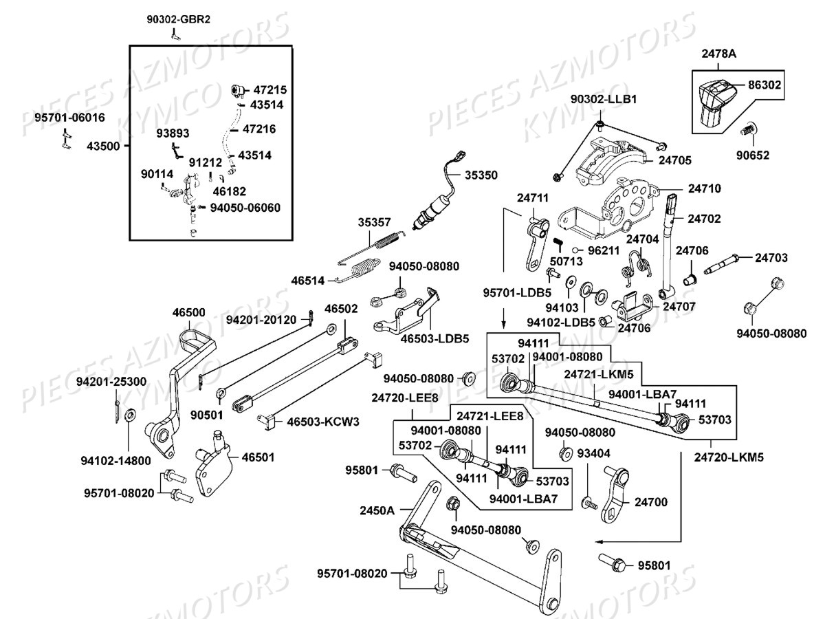 MAITRE_CYLINDRE_ARRIERE_SELECTION KYMCO Toutes les pieces origine pour votre tout nouveau MXU 700 EPS T3b le haut de gamme KYMCO en Homologation T. Plus équipé, plus ergonomique pour profiter à 100% des randonnées les plus audacieuses, même en duo. Ce quad au gabarit impressionnant offre une excellente motricité et un nouveau design. Il ne reste qu`à choisir entre deux coloris exclusifs votre concessionnaire azmotors vous livre chez vous toutes les pieces et accessoires pour votre MXU 700 EPS T3B