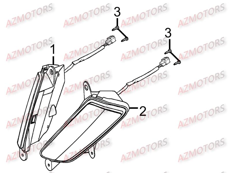 Clignotants Avants KYMCO Pièces Scooter Kymco MY ROAD 700I 4T EURO III
