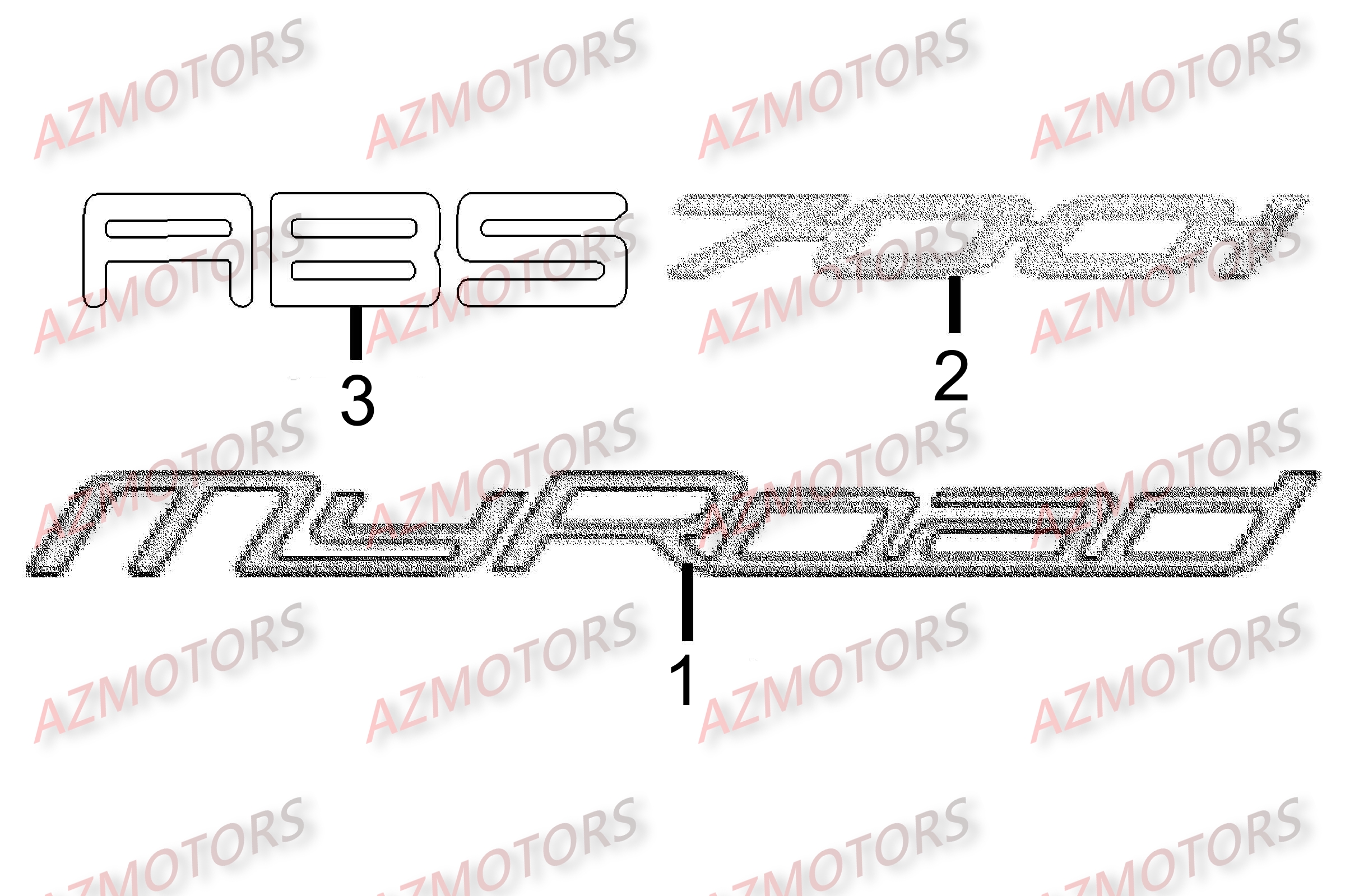 Decors KYMCO Pièces Scooter Kymco MY ROAD 700I 4T EURO III
