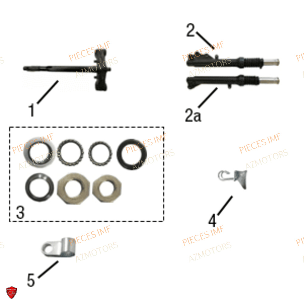 Fourche AZMOTORS PIECES NAXOS EURO 5