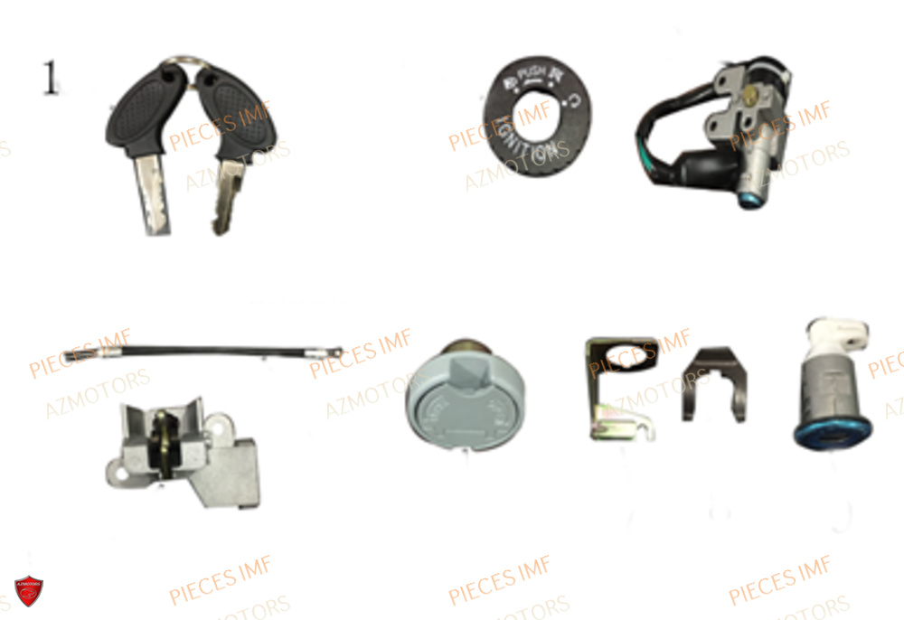 Cle Et Neiman AZMOTORS PIECES NEWPACH 4T 12P EURO 4