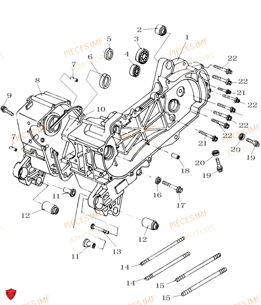 Carter Central AZMOTORS PIECES NEWPACH 4T 12P EURO 5