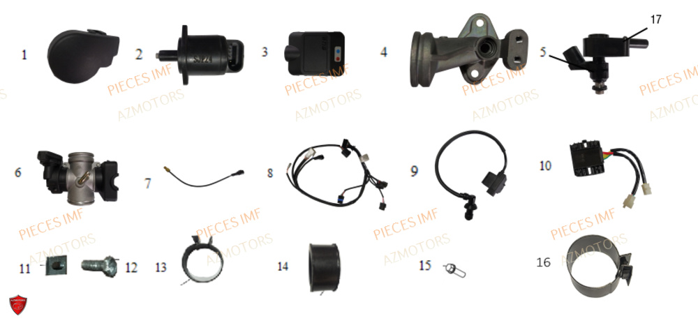 Systeme Injection AZMOTORS PIECES NEWPACH 4T 12P EURO 5