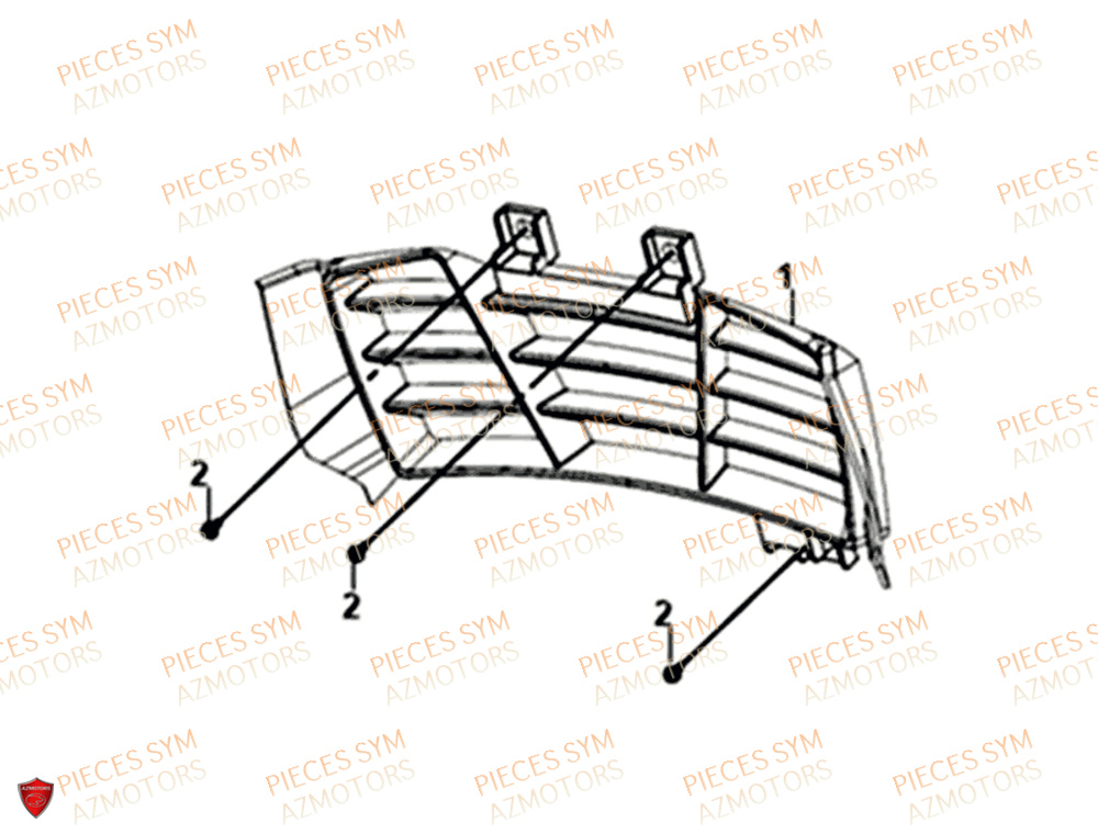 Guide Vent SYM Pièces NH-X 125I - ME12B1-EU (2019)