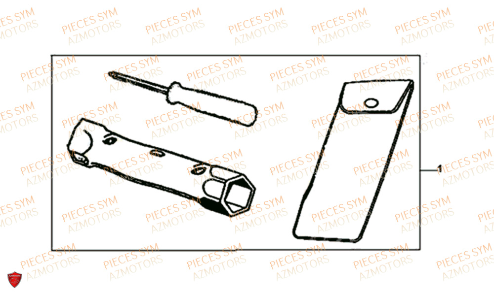Trousse A Outils SYM Pièces NH-X 125I - ME12B1-EU (2019)