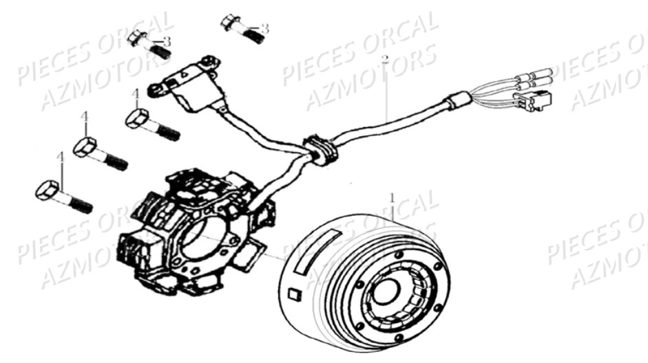 Alternateur ORCAL NK01 125 Orcal