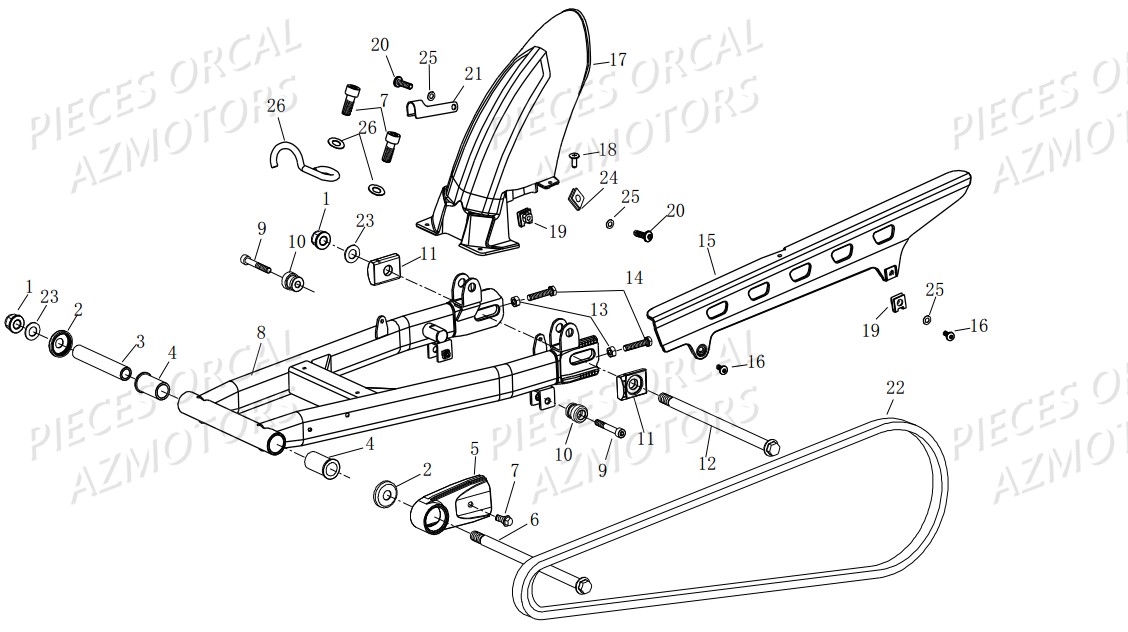 Bras Oscillant ORCAL 