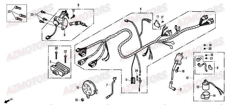 Equipement Electrique DAELIM Pieces Scooter DAELIM Otello 125cc