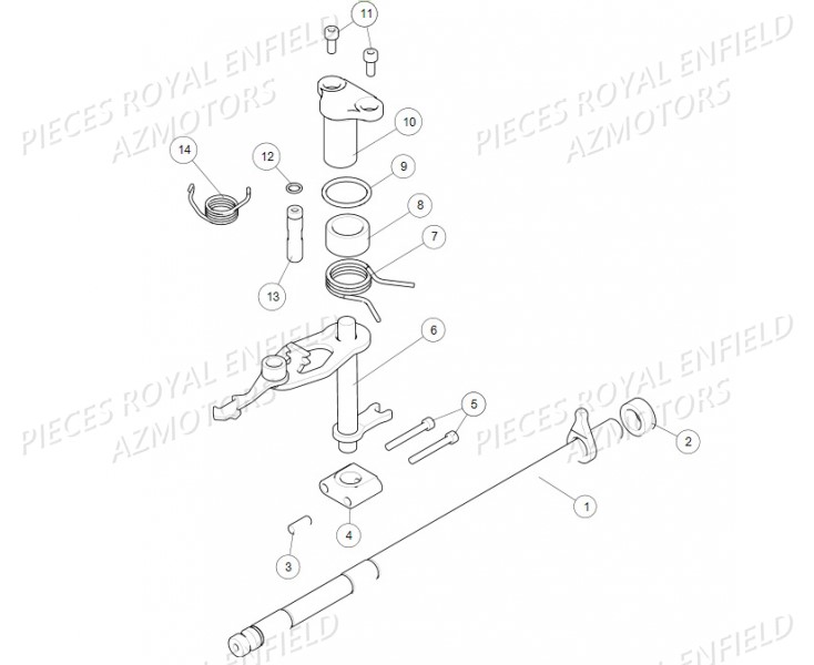 Selection ROYAL ENFIELD Pieces ROYAL ENFIELD CLASSIC PEGASUS 500 (E4) BROWN (2018)