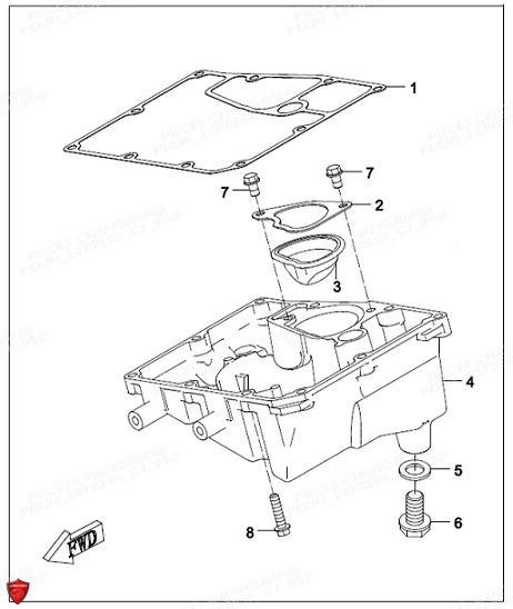 CARTER D HUILE pour PEKIN EXPRESS CJ 650