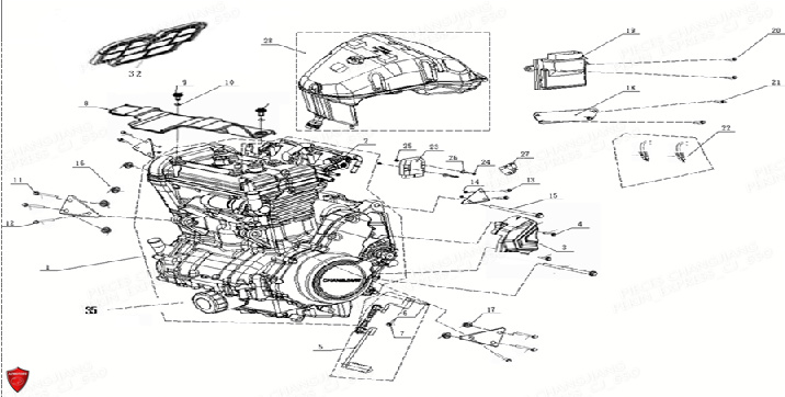 FILTRE A HUILE CJ 650 EUIV-EUV CHANGJIANG pour EQUIPEMENT ELECTRIQUE de PEKIN EXPRESS CJ 650