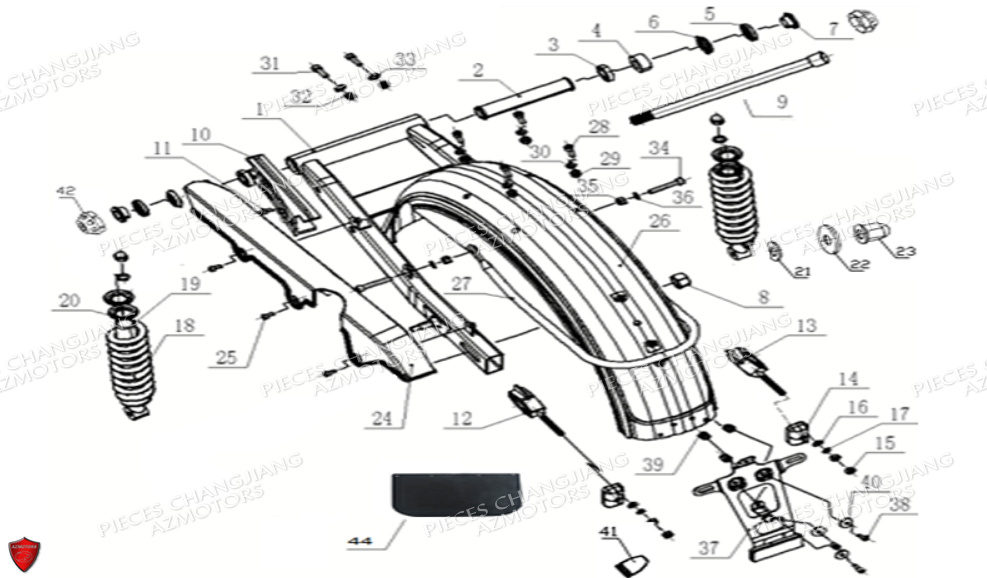 BRAS OSCILLANT pour PEKIN EXPRESS EURO 5