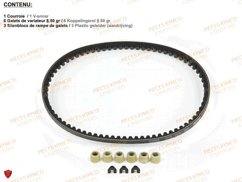 Set Transmission KYMCO Pieces PEOPLE 50cc 2T (BA10AG)