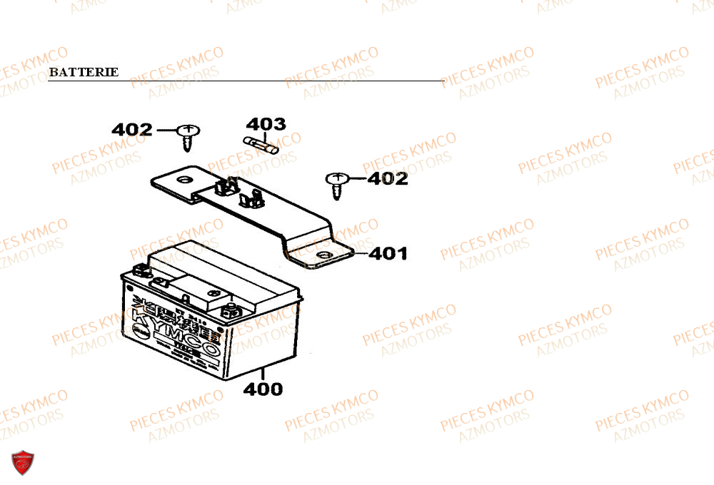 BATTERIE YTX5L-BS YUASA (ORIGINE) KYMCO pour BATTERIE de PEOPLE-50-2T