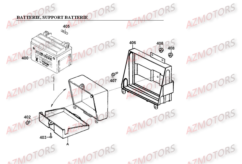 Batterie AZMOTORS 