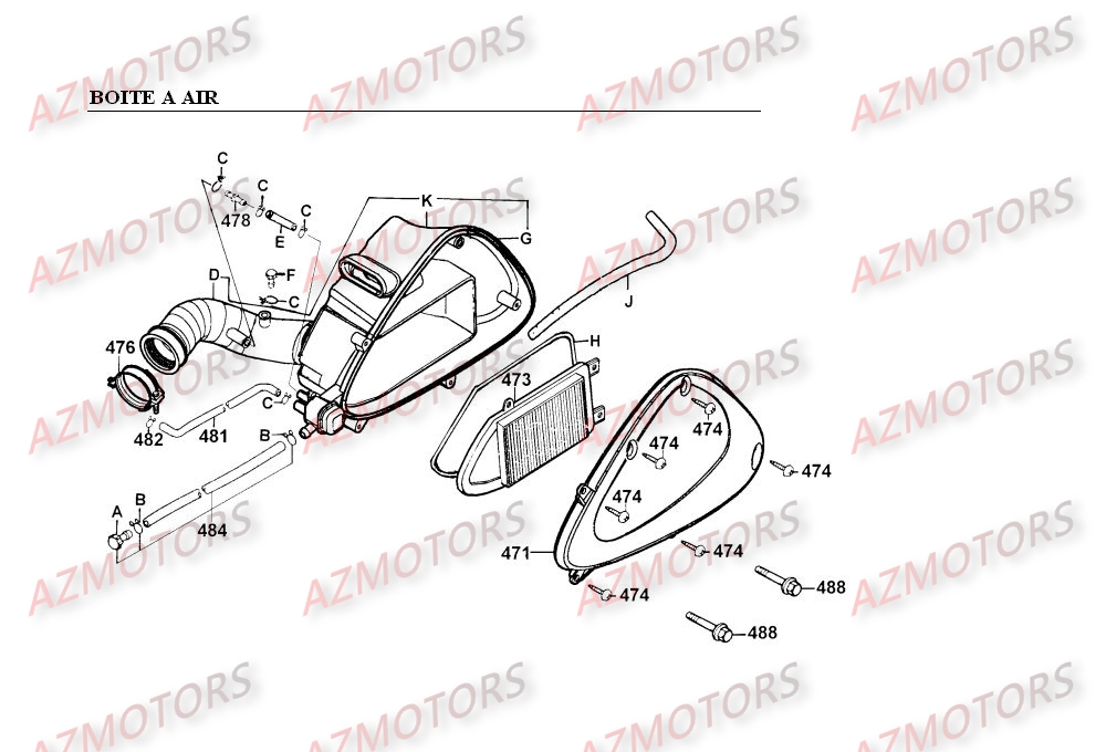 Boite A Air AZMOTORS 