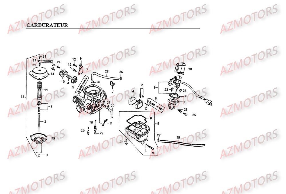 Carburateur AZMOTORS 