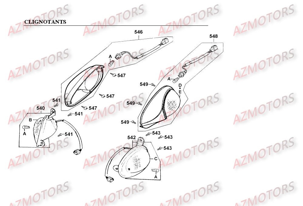 Clignotants AZMOTORS 