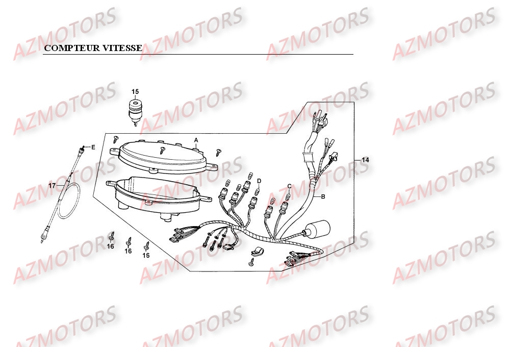 Compteur AZMOTORS 