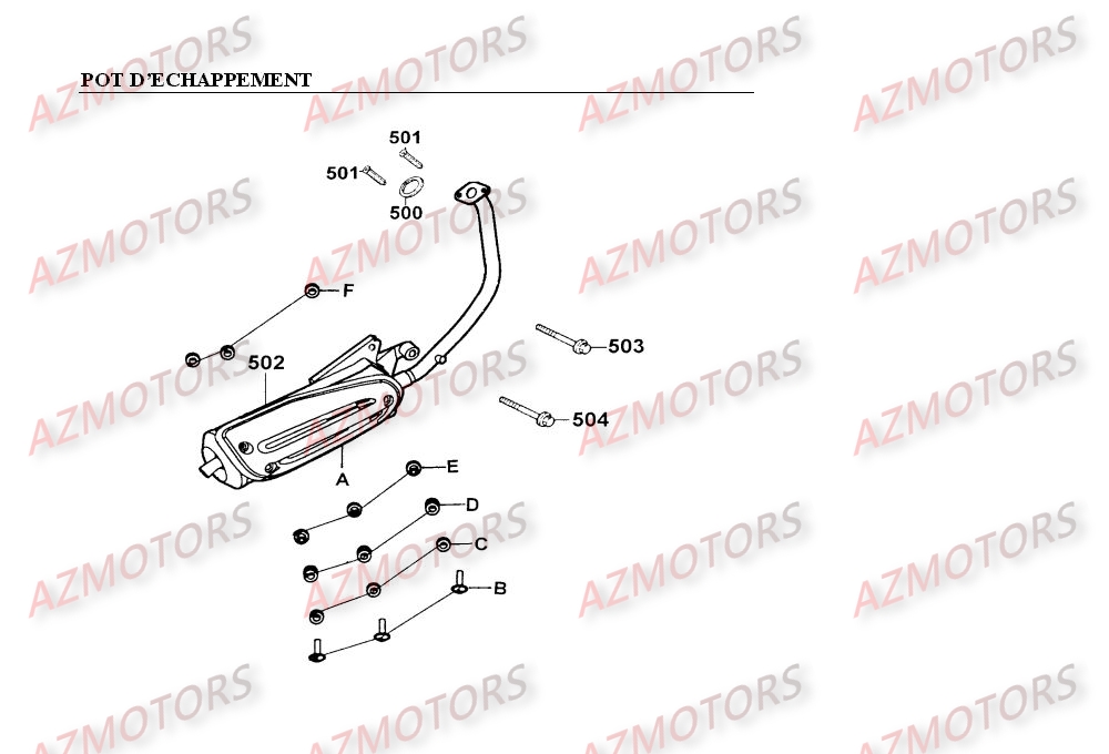 Echappement AZMOTORS 