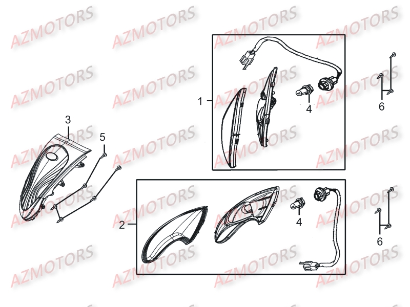 Clignotants   Veilleuse KYMCO Pièces Scooter Kymco PEOPLE ONE 125 4T EURO III