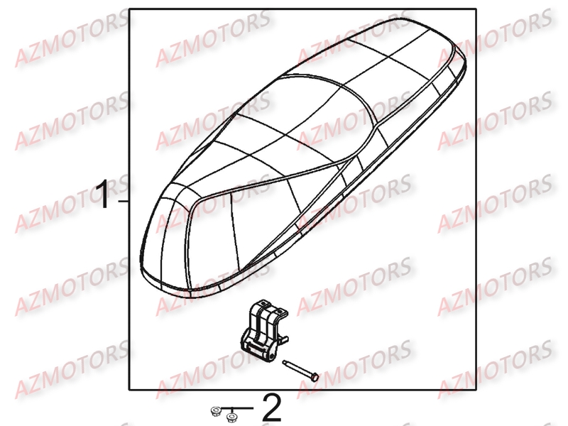 Selle KYMCO Pièces Scooter Kymco PEOPLE ONE 125 4T EURO III