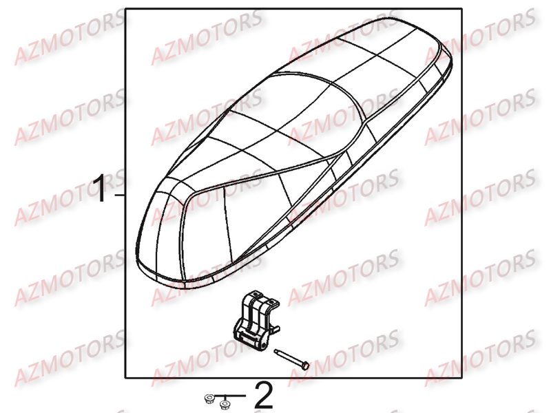 SELLE pour PEOPLE125-ONE