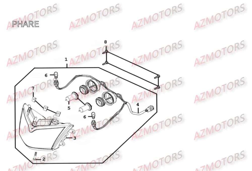 AMPOULE HS1 12V 35W/35 pour PHARE de PEOPLE125-S-III