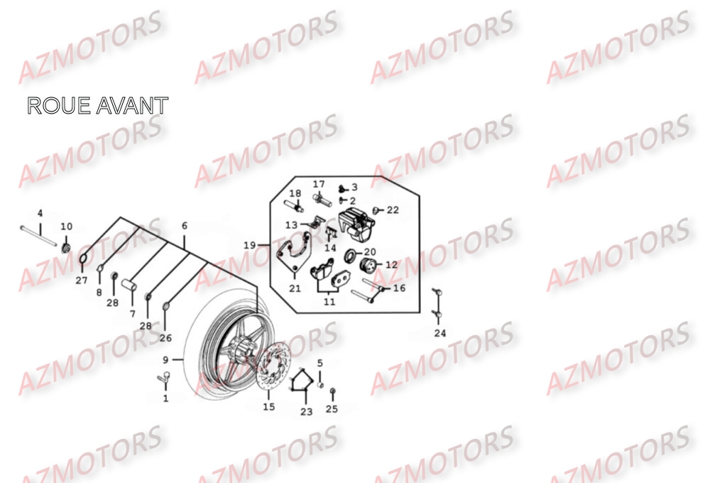 JEU DE PLAQUETTES DE FREIN KYMCO pour ROUE AVANT de PEOPLE125-S-III JEU DE PLAQUETTES DE FREIN KYMCO pour ROUE AVANT de PEOPLE125-S-III