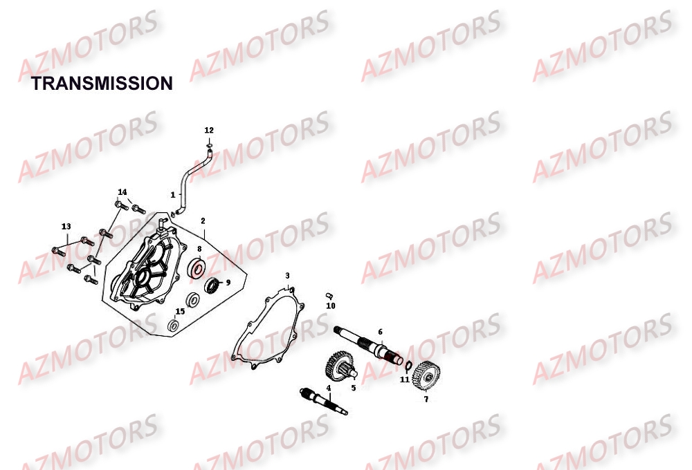 TRANSMISSION KYMCO PEOPLE250 II