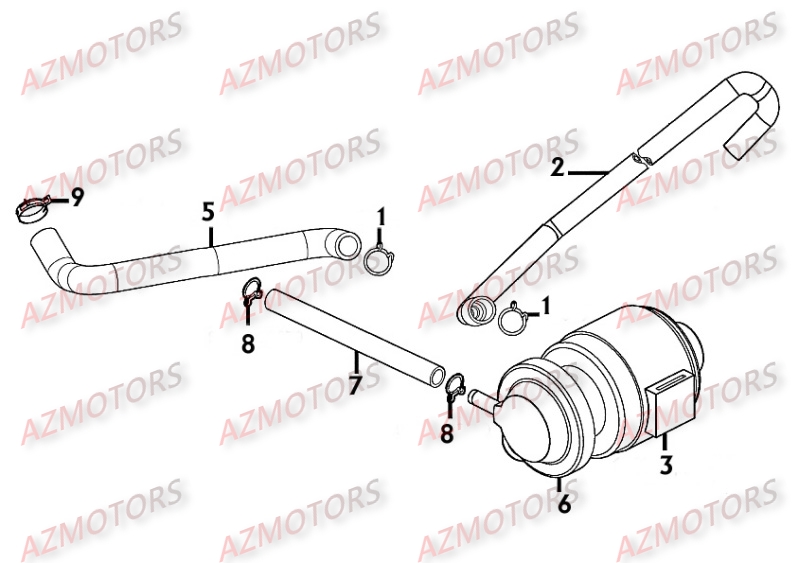 Depollution KYMCO Pièces Scooter Kymco PEOPLE 250 S 4T EURO II -
