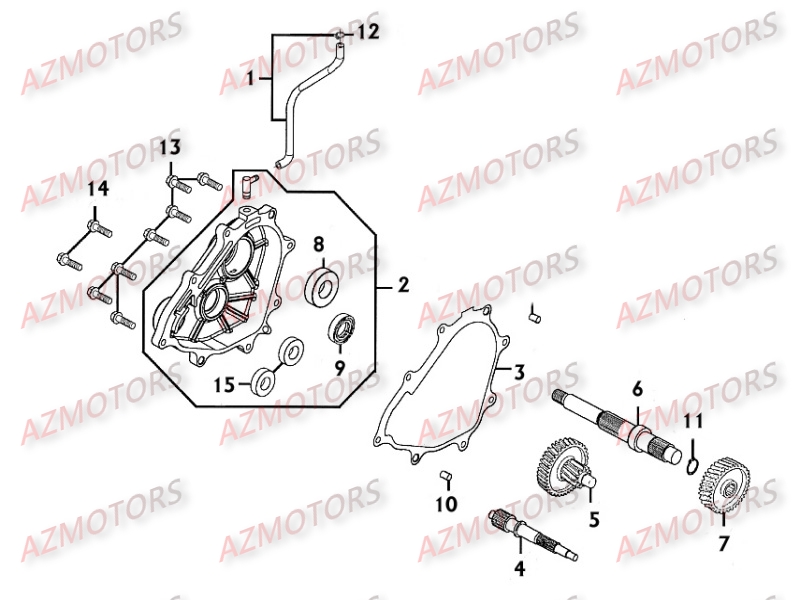 TRANSMISSION KYMCO PEOPLE250 S II