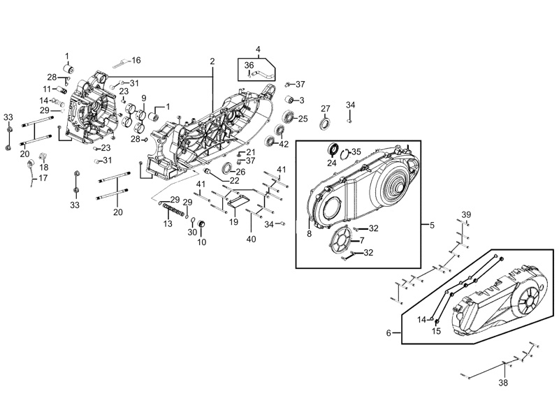 CARTER MOTEUR AZMOTORS PEOPLE300 GT III
