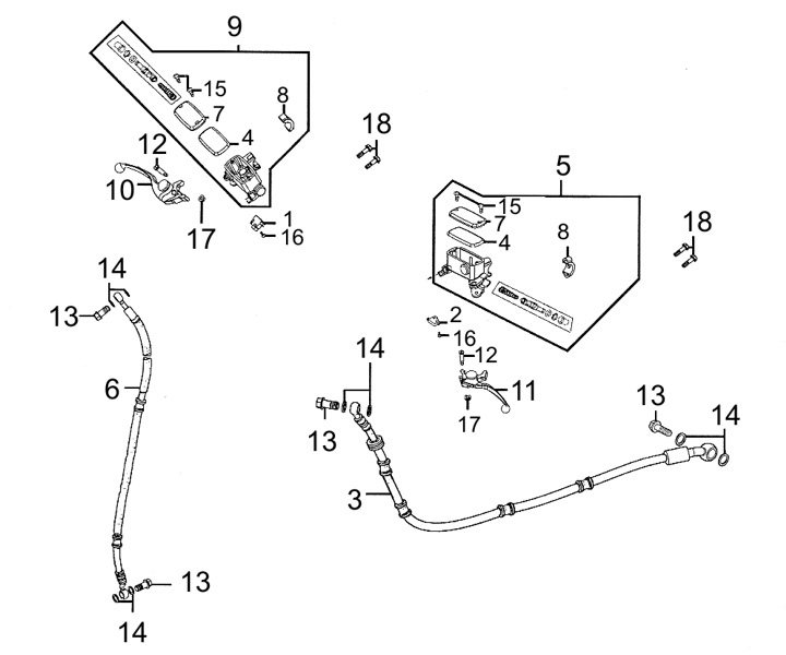 SYSTEME DE FREINS AZMOTORS PEOPLE300 GT III