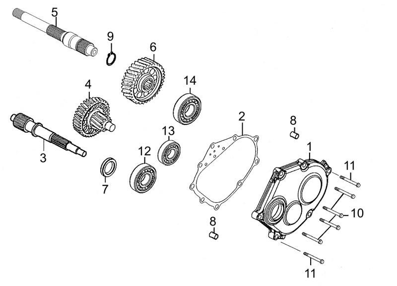 TRANSMISSION AZMOTORS PEOPLE300 GT III