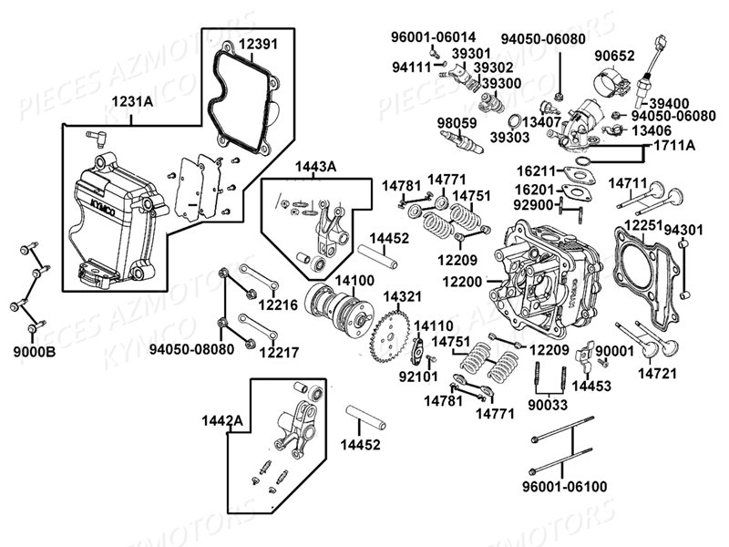 BOUGIE NGK CR8E KYMCO pour CULASSE de PEOPLE S 125 E4