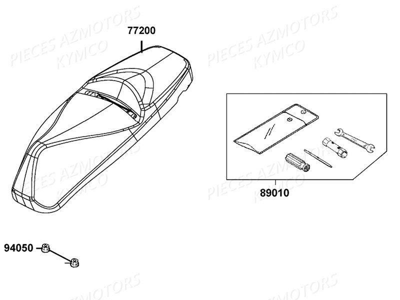 SELLE pour PEOPLE S 125 E4