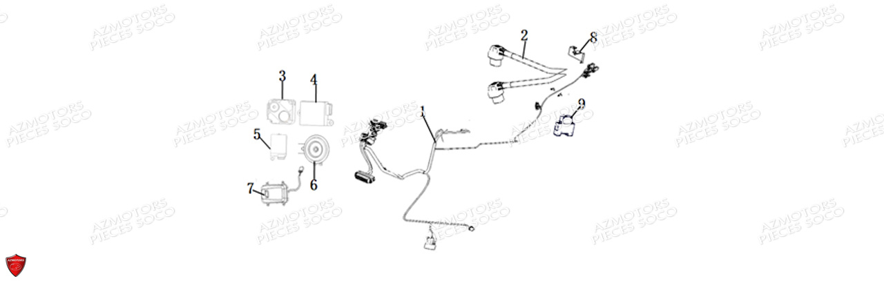 FAISCEAU CPX SUPER SOCO PIECES CPX