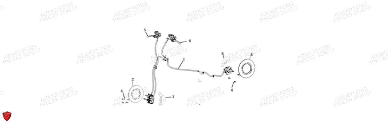 Freinage Cpx SUPER SOCO Pieces Scooters CPx -