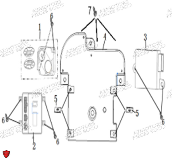 ALARME-ECU pour PIECES CUX PRO