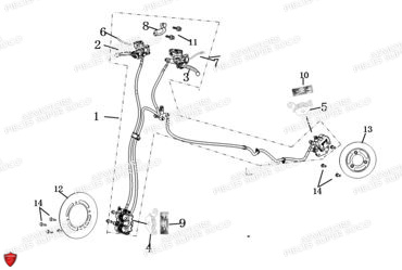 Freinage Tc SUPER SOCO Pièces TC (50cc) SOCO ORIGINE